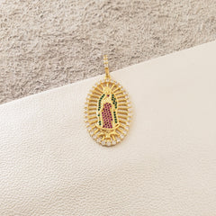 D Virgen Guadalupe Swarovski