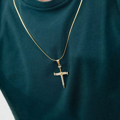 D Cruz Clavos Circonias Cristal