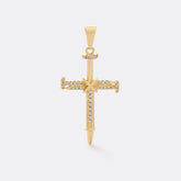 D Cruz Clavos Circonias Cristal