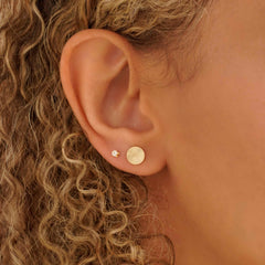 A Topo Mini Circon Cuadrado Cristal