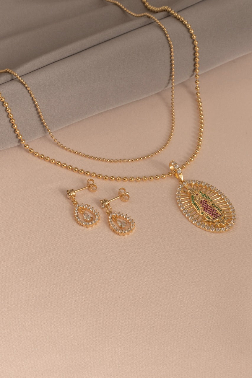 D Virgen Guadalupe Swarovski