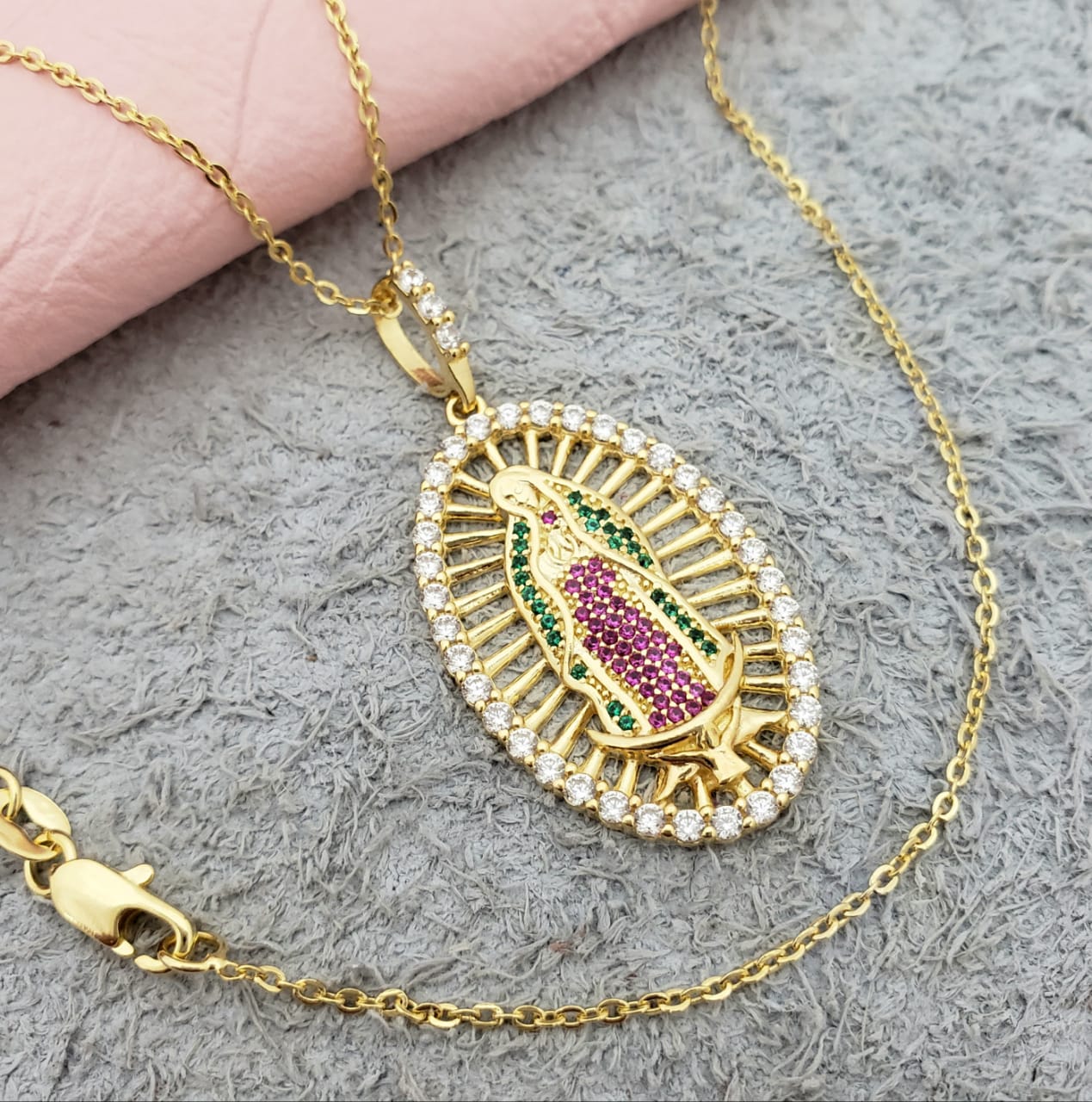 D Virgen Guadalupe Swarovski