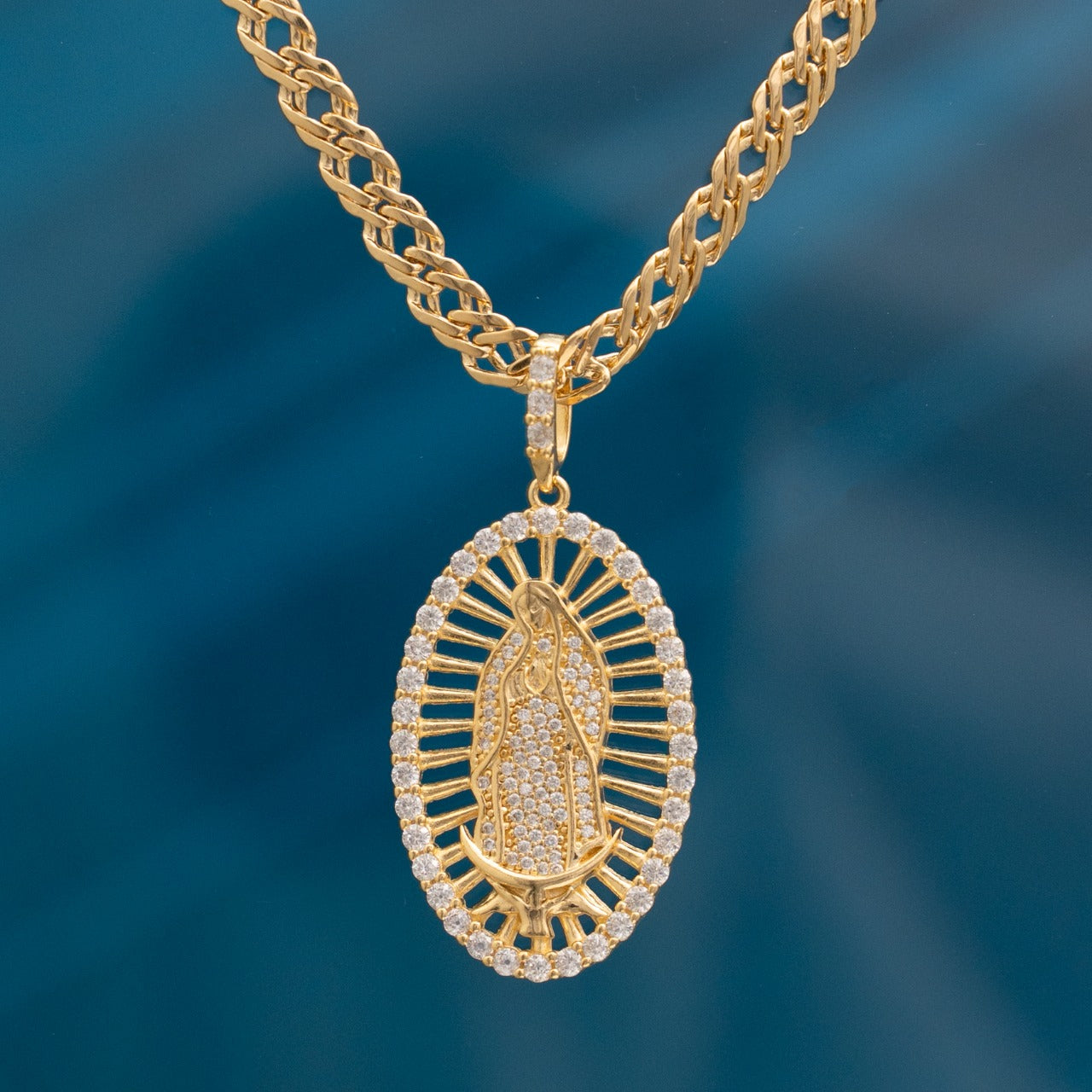 D Virgen Guadalupe Swarovski