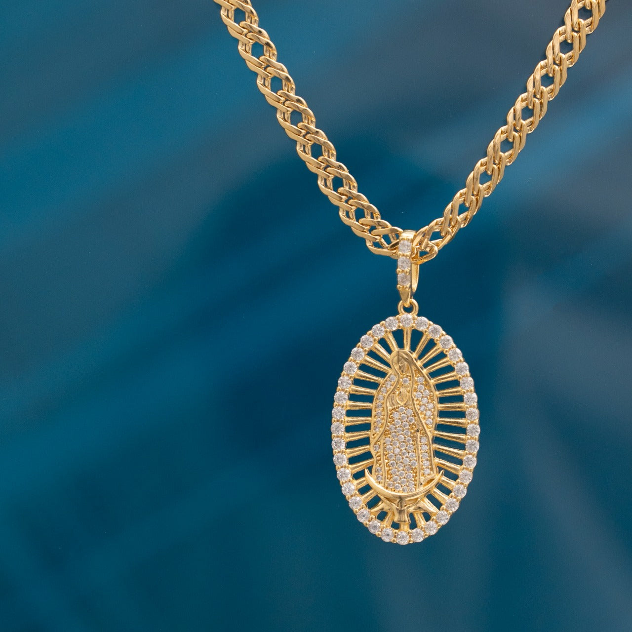 D Virgen Guadalupe Swarovski