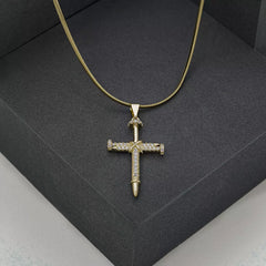 D Cruz Clavos Circonias Cristal