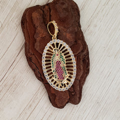 D Virgen Guadalupe Swarovski