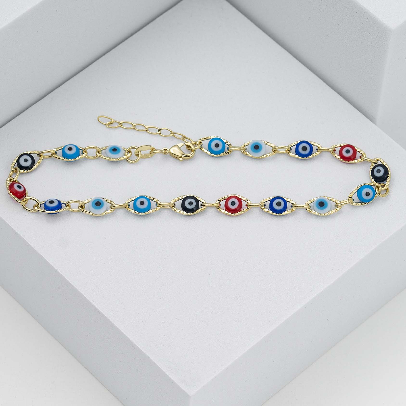T Ojo Turco Multicolor 23 Cms + 2 Cms  Extensor