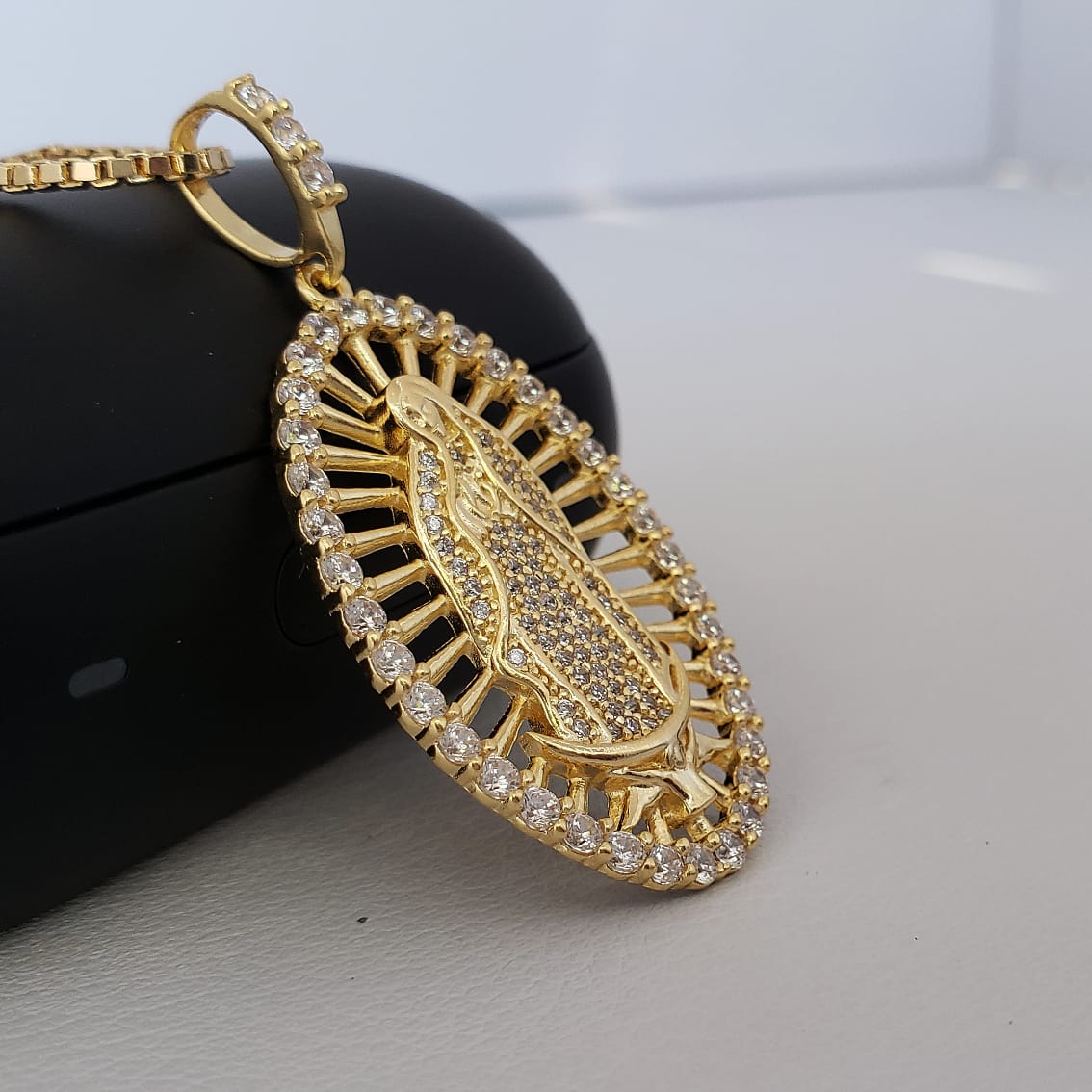 D Virgen Guadalupe Swarovski