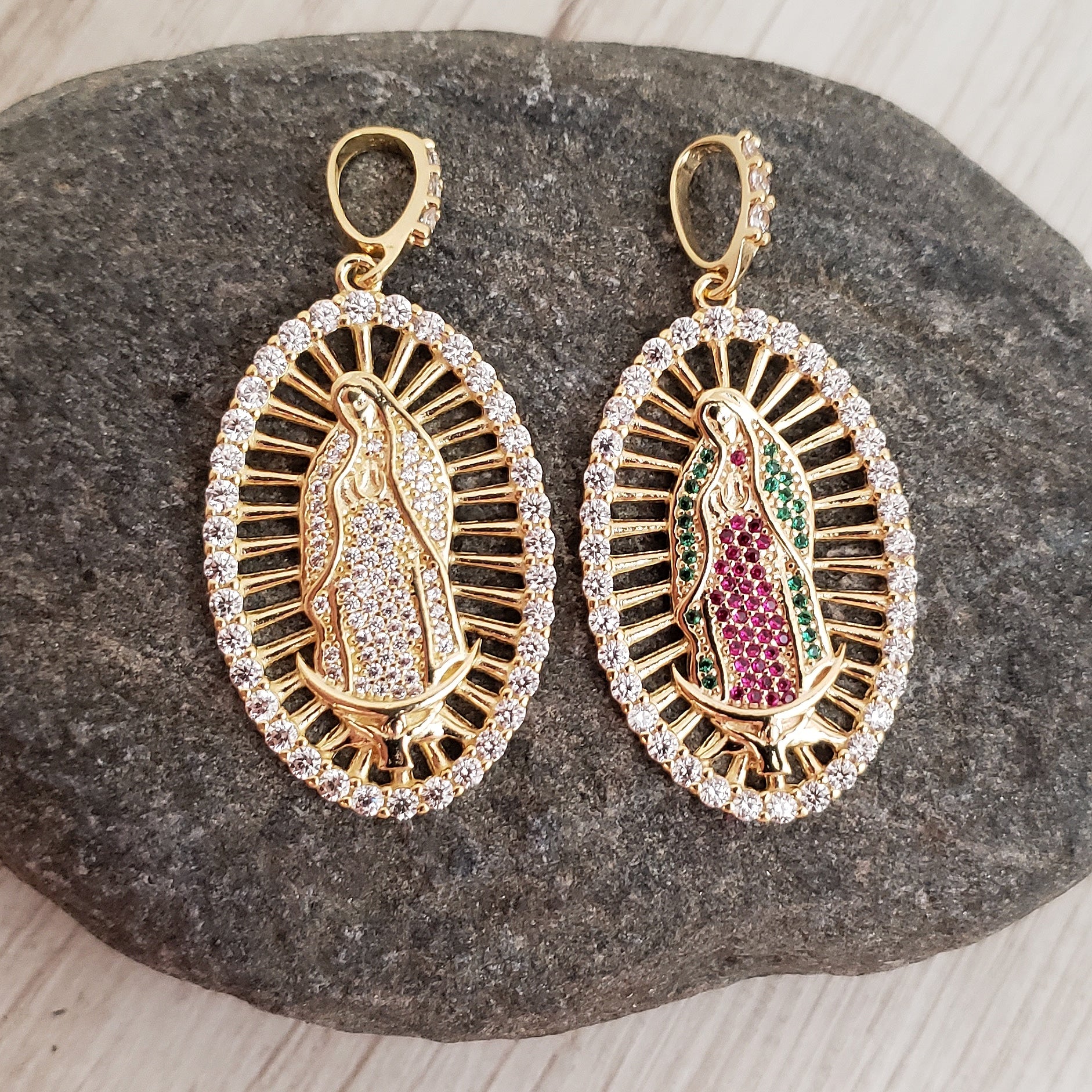 D Virgen Guadalupe Swarovski