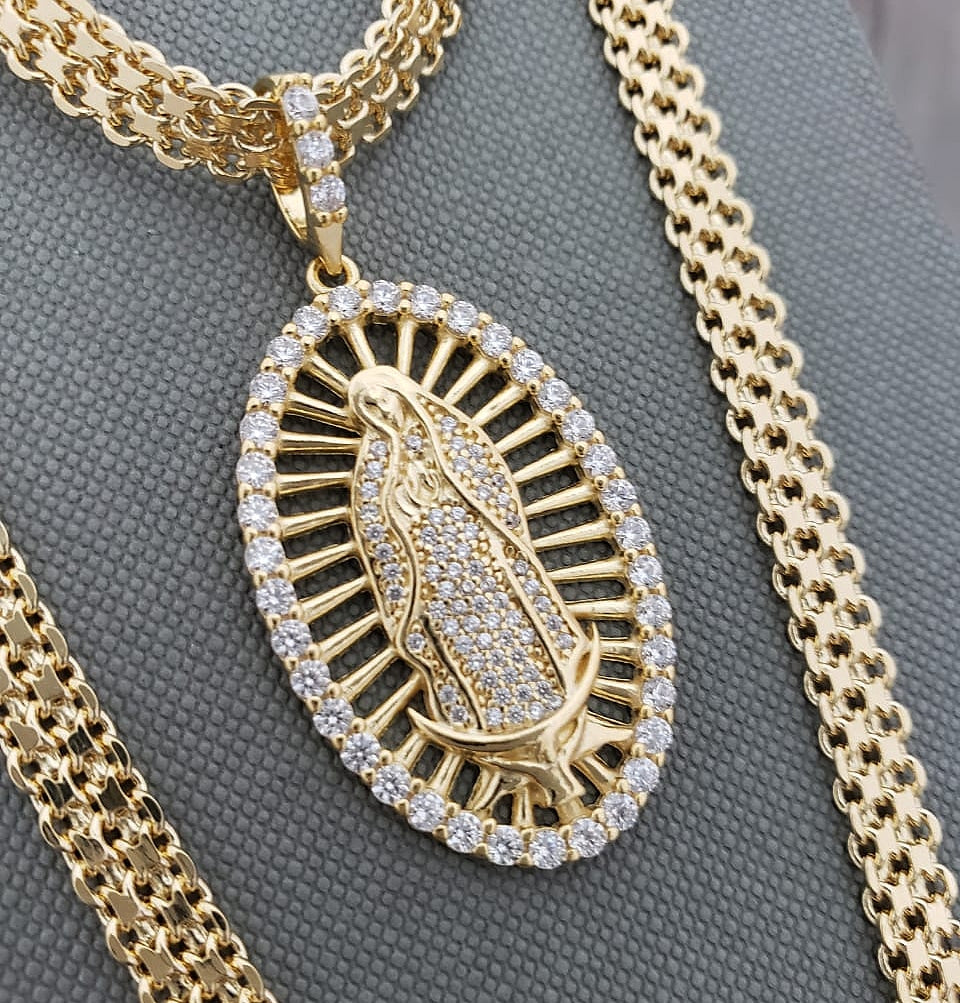 D Virgen Guadalupe Swarovski