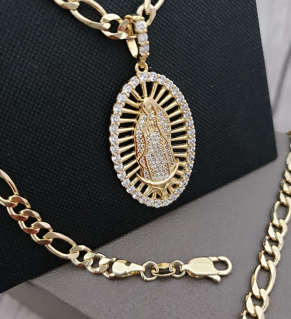 D Virgen Guadalupe Swarovski