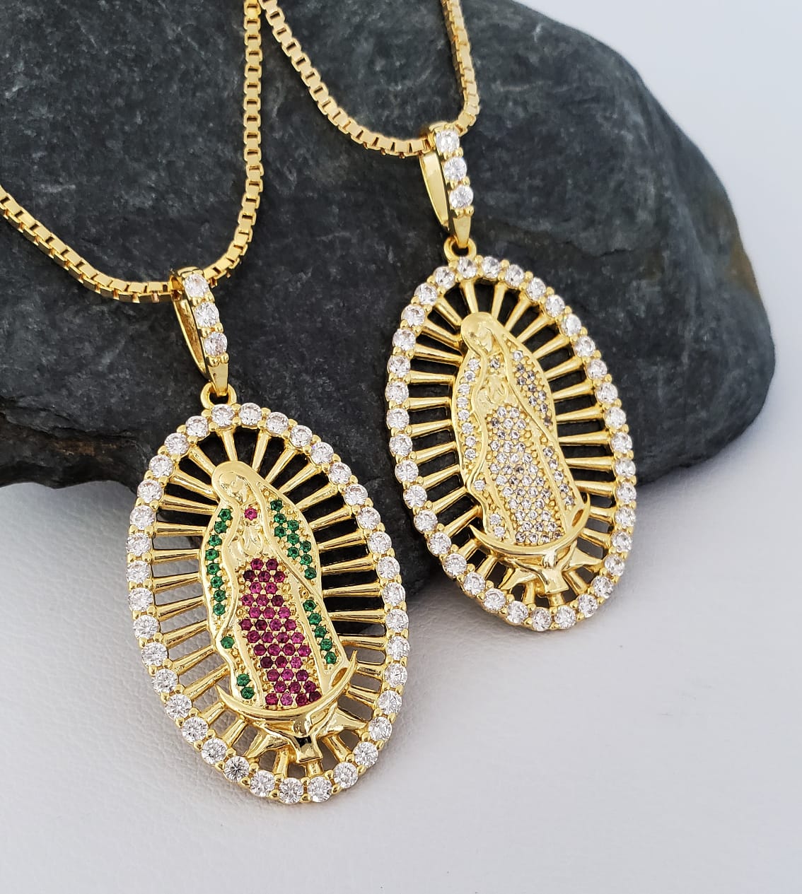 D Virgen Guadalupe Swarovski
