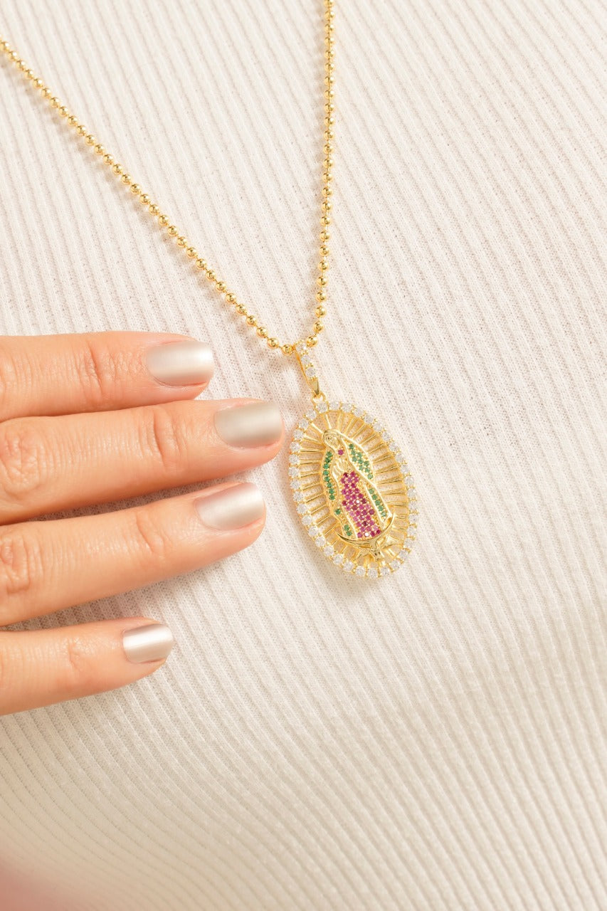D Virgen Guadalupe Swarovski