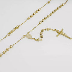 Rosario Jesus Crucificado 3.5 mm  45 Cms